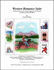 Worthey: 'Western Romance Suite' Score Cover