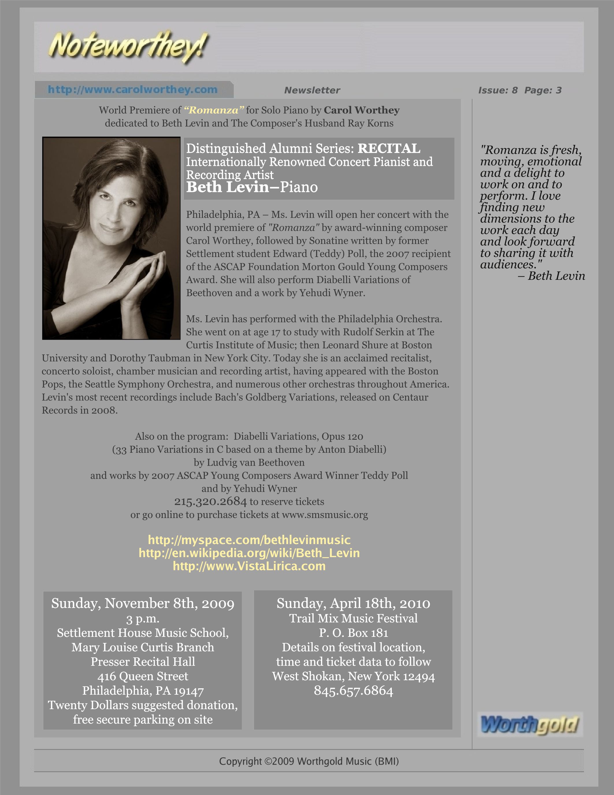 Click to Print Newsletter (PDF)