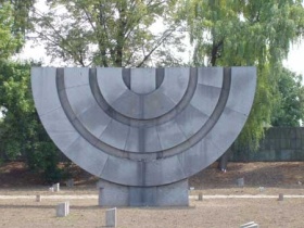 Monument to the victims of Terezin (photo by Mitchell Bard, used with permission)