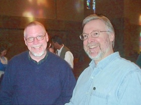 Byron Adams, Paul Gibson (photo by Ray Korns)