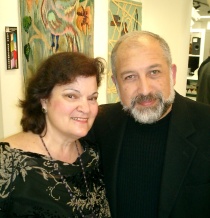 Carol Worthey / Gallery owner - Armen Atomts