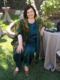 Carol Worthey just before the wedding