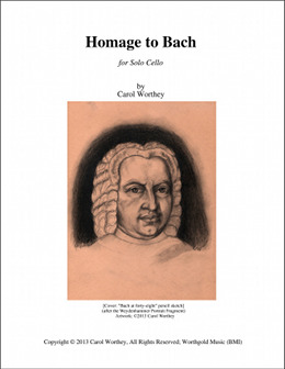 Homage to Bach - Score Cover
