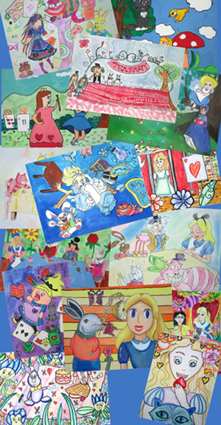 Some (7-9 year olds) Art Contest entries