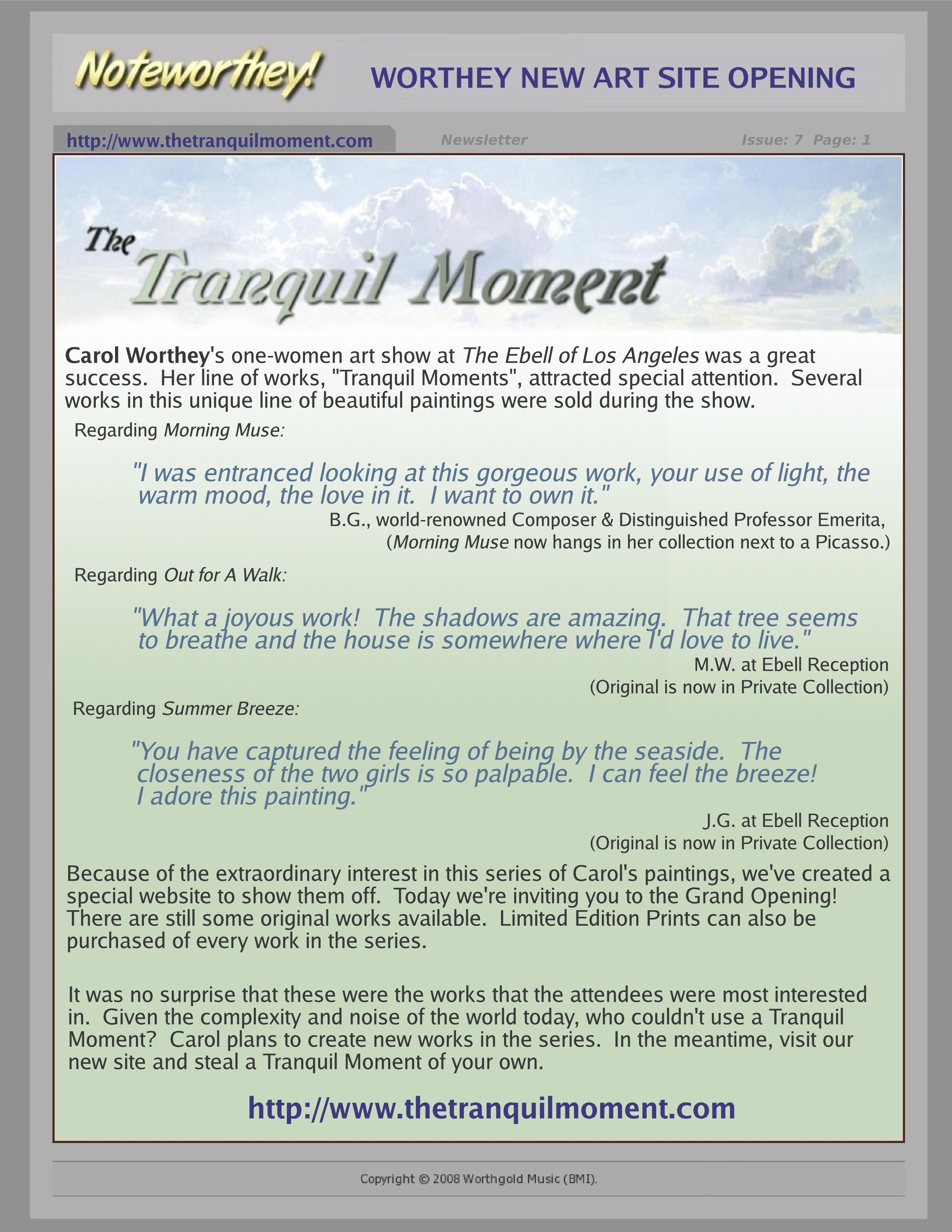 Click to Print Newsletter (PDF)